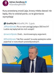 ale metalową puszką 800km/h (rządowym samolotem) już jest okej? kolejny dowód na to, że konserwatyzm to choroba psychiczna i hamulec rozwoju #polityka #bekazprawakow #pociagi #kolej