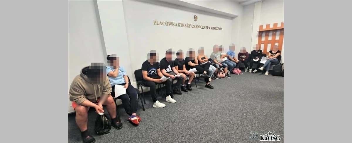 Straż graniczna wkroczyła do zakładu. Zatrzymano 13 obcokrajowców