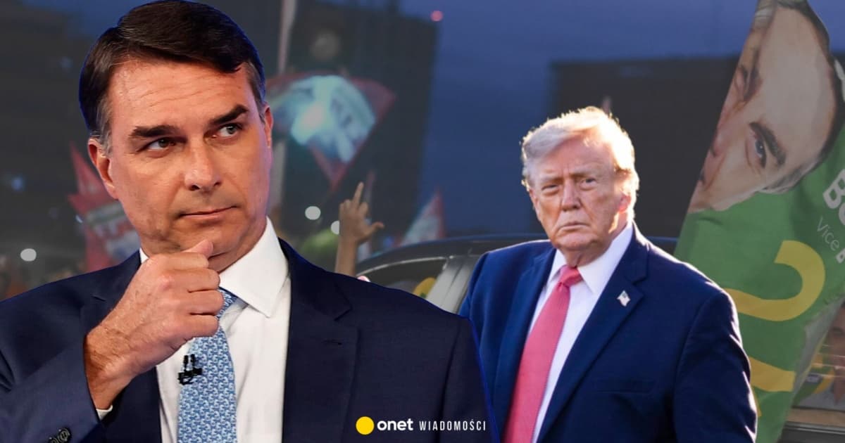 Senator Flavio Bolsonaro przegrał wybory prezydenckie i wyjechał z kraju w kierunku USA. "Pomogła administracja Trumpa"