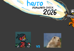 Faza grupowa zmagań Hejto #popularitycheck 2026 - GRUPA A, pojedynek 5/6\ \ W lewym narożniku @Dziwen znany i popularny m.in. ze całości twórczości Sowiego Uniwersum. \ W prawym narożniku @suseu znany i popularny m.in. z poniedziałkowych młynów, kontencie o miastach i wszelakiej innej
