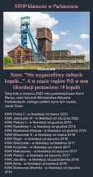 „Nie węgiel, tylko kochany węgiel” – powiedział Jarosław Kaczyński na spotkaniu z górnikami i zapowiedział, że będą budowane nowe kopalnie, jak PiS wróci do władzy. Prezesowi PiS towarzyszył Jacek Sasin – ten sam, który doprowadził do postawienia w stan likwidacji 14 kopalń