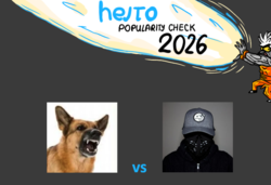 Faza grupowa zmagań Hejto #popularitycheck 2026 - GRUPA A, pojedynek 6/6\ W lewym narożniku @owczareknietrzymryjski znany i popularny m.in. z powodu konsumpcji twarozupek \ W prawym narożniku @Klamra znany i popularny m.in. twórczości urbexowej czy o produkcji dźwięku w TV \ Walka w ankiecie