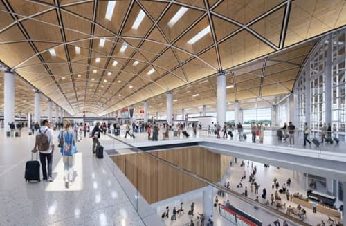 Port Polska: nowe lotnisko będzie większe na start, od samego otwarcia przepustowość wyniesie 44 mln pasażerów